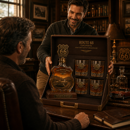 🚘Route 66 Centennial Road Trip Whiskey Decanter Set🛣️