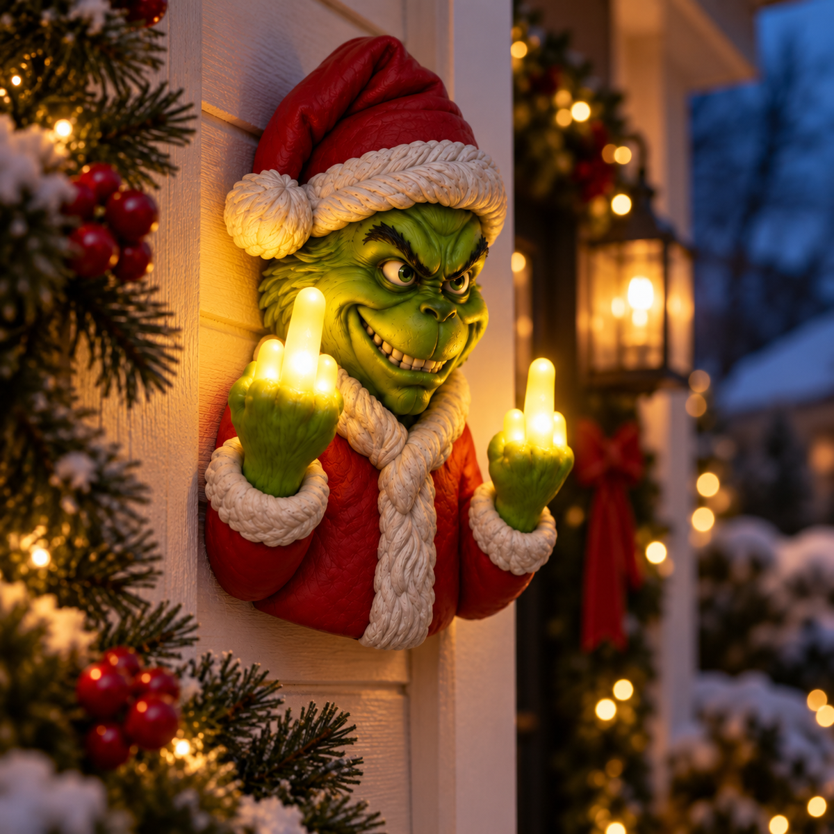 NaughtyGlow Mischief Glow Wall Light | Add Some Mischief To Your Holidays