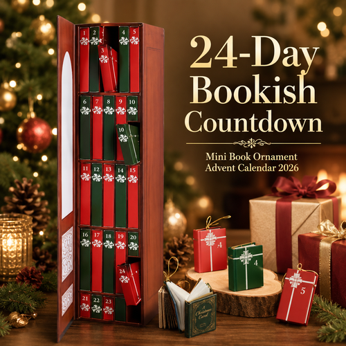 Mini Book Ornament Advent Calendar 2026 – 24-Day Bookish Countdown