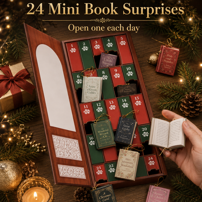Mini Book Ornament Advent Calendar 2026 – 24-Day Bookish Countdown