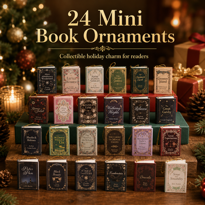Mini Book Ornament Advent Calendar 2026 – 24-Day Bookish Countdown