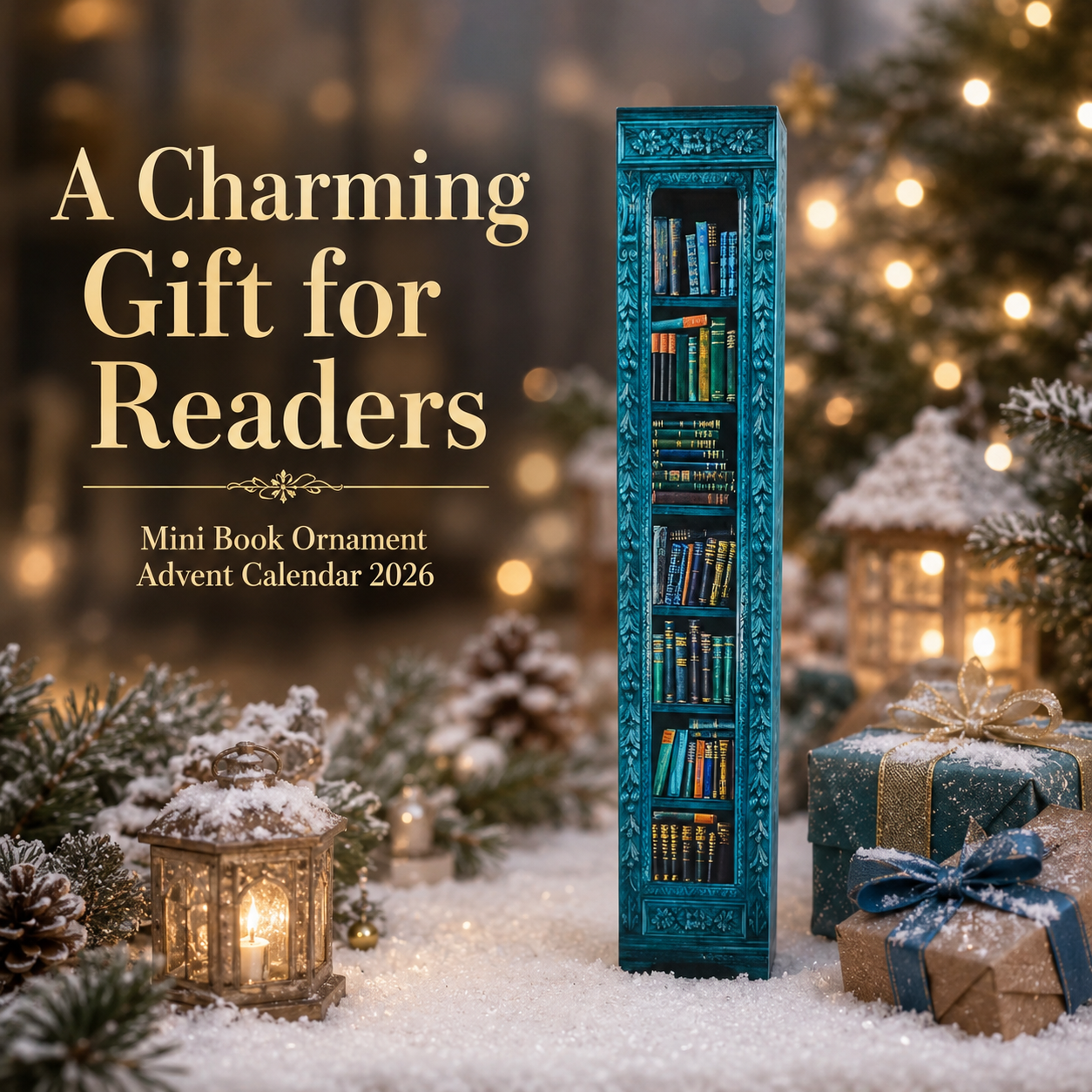Mini Book Ornament Advent Calendar 2026 – 24-Day Bookish Countdown