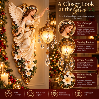 ✝️ Guardian Angel Christmas Light – A Symbol of Hope, Love & Protection