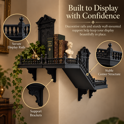 📙 Last Day 49% OFF - 🖤 Gothic Miniature Architecture Wall Shelf