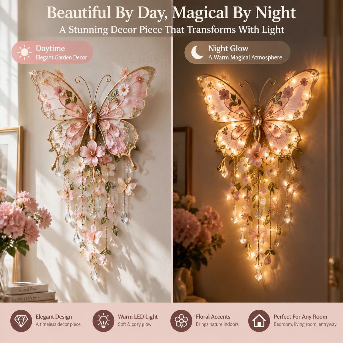 Butterfly Garden Light - 31.5- Inch