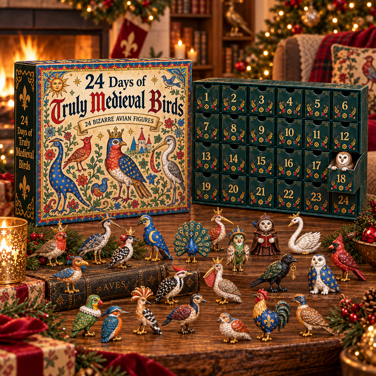🏰 24 Days of Truly Medieval Birds