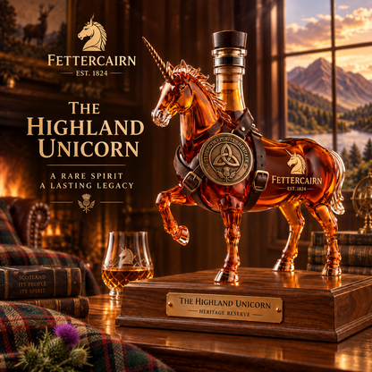 🦄Fettercairn Highland Unicorn Decanter – A Collector’s Gift for Whisky Lovers