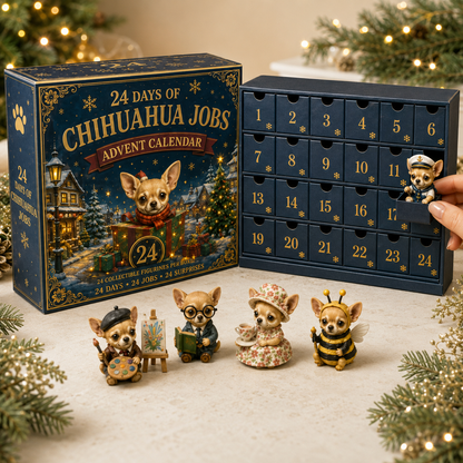 Chihuahua Jobs Advent Calendar 2026 – 24 Days of Unique Chihuahua Miniature Collectibles