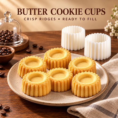🍪Sunflower & French Lace Round Mooncake Mold Set – Food-Grade Easy Release DIY Pastry Tool