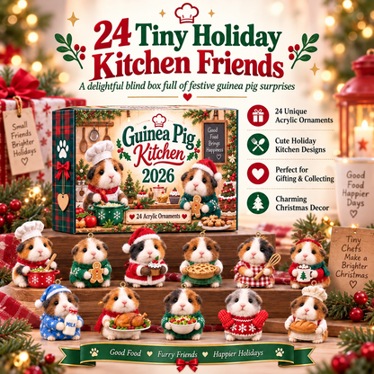 🐹🍪 24 Days of Cozy Kitchen Fun – Guinea Pig Christmas Collector Countdown 2026