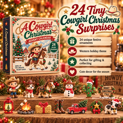 🤠🎄 24 Days of Western Christmas Charm – Cowgirl Holiday Collector Countdown 2026