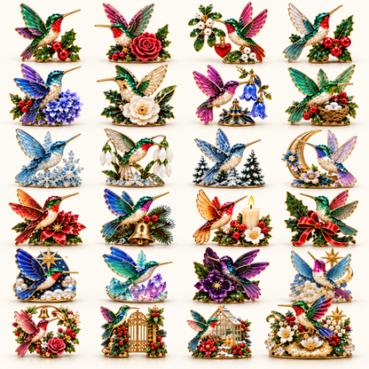 🎄 Hummingbird Garden Christmas Advent Calendar 2026 — 24 Days of Colorful Collectible Surprises