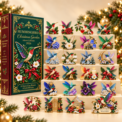 🎄 Hummingbird Garden Christmas Advent Calendar 2026 — 24 Days of Colorful Collectible Surprises
