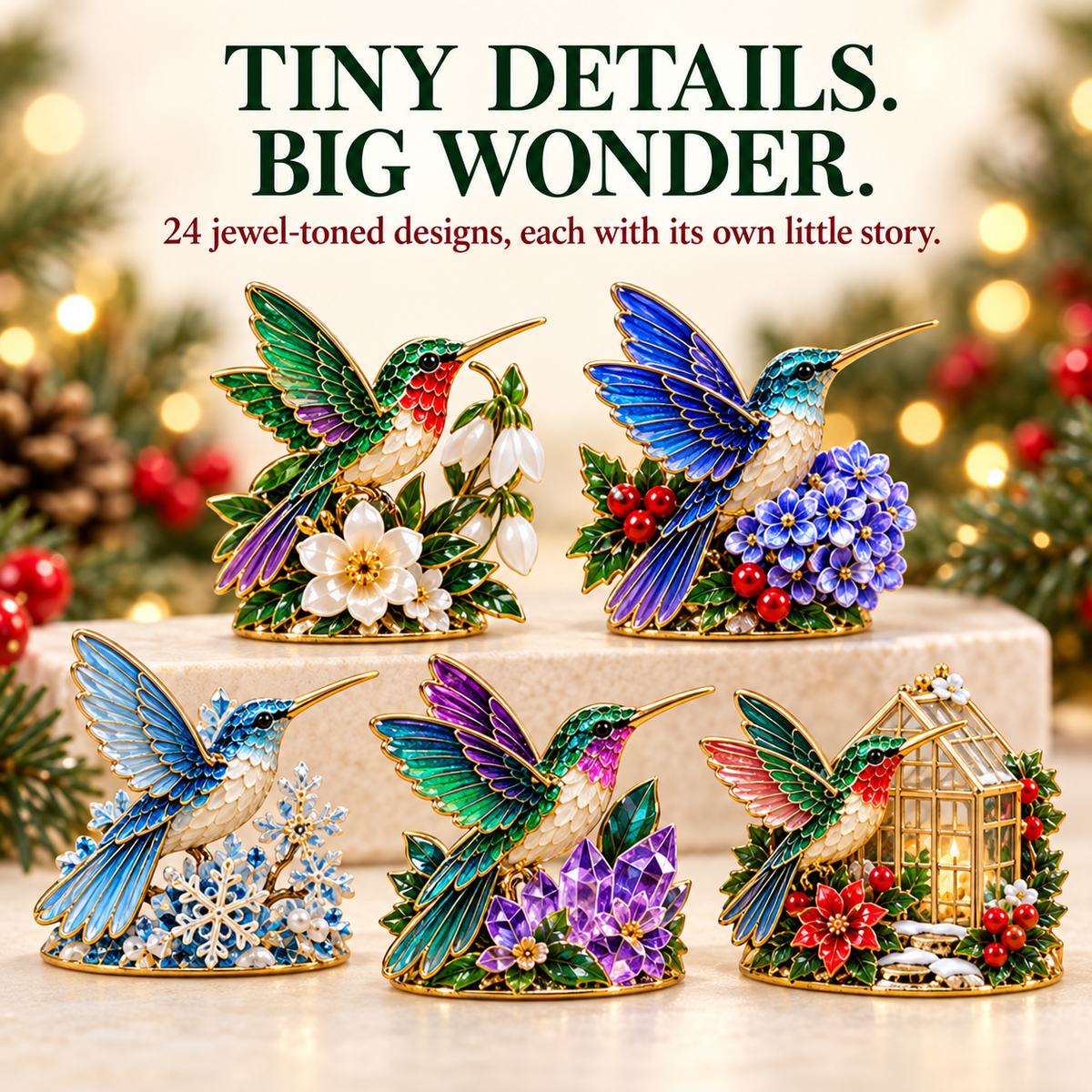 🎄 Hummingbird Garden Christmas Advent Calendar 2026 — 24 Days of Colorful Collectible Surprises