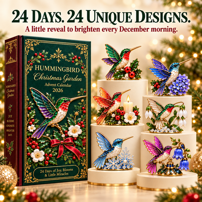 🎄 Hummingbird Garden Christmas Advent Calendar 2026 — 24 Days of Colorful Collectible Surprises