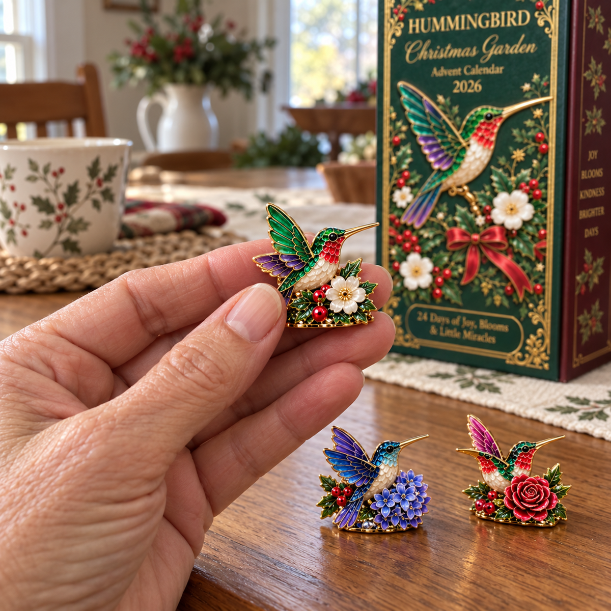 🎄 Hummingbird Garden Christmas Advent Calendar 2026 — 24 Days of Colorful Collectible Surprises