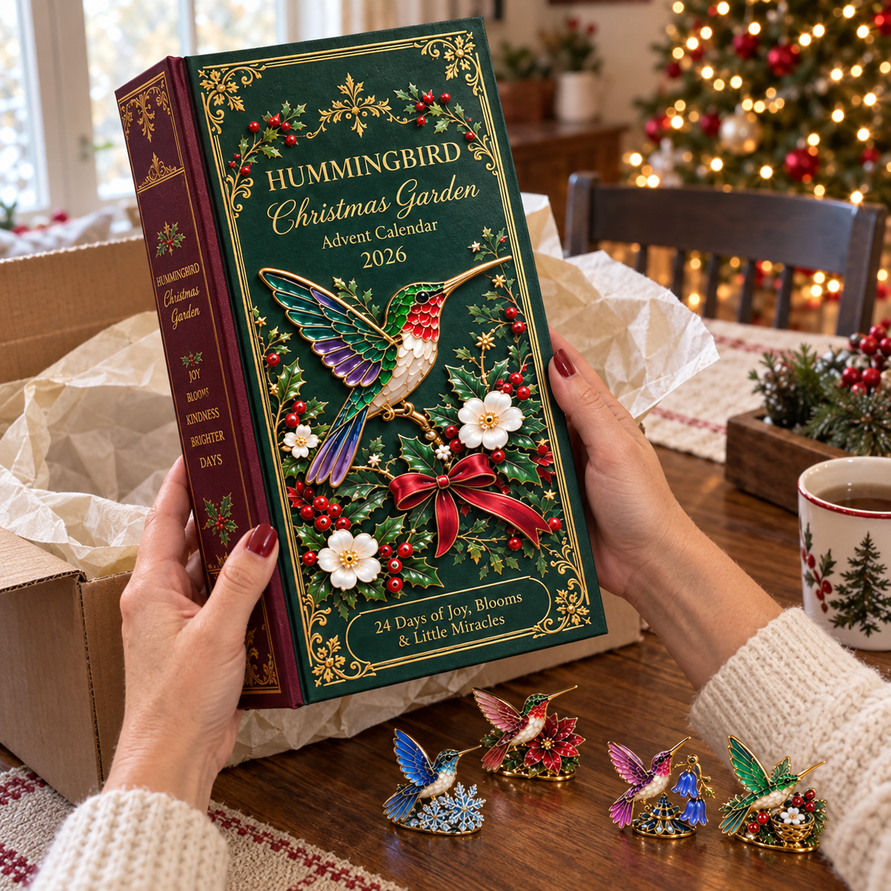 🎄 Hummingbird Garden Christmas Advent Calendar 2026 — 24 Days of Colorful Collectible Surprises