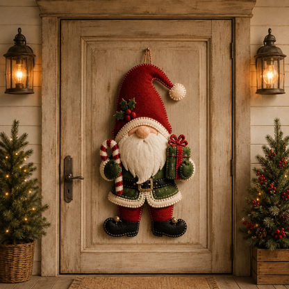 ⛄🎅🎄Christmas Felt Door Hanger DIY Sewing Kit