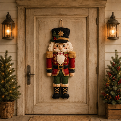⛄🎅🎄Christmas Felt Door Hanger DIY Sewing Kit
