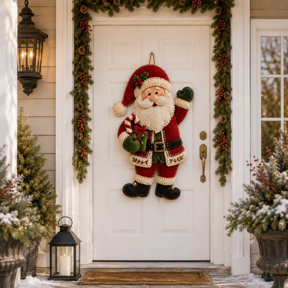 ⛄🎅🎄Christmas Felt Door Hanger DIY Sewing Kit