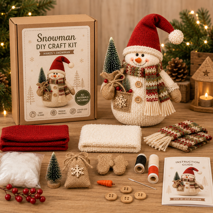 🎄Cozy Christmas Character DIY Craft Kit