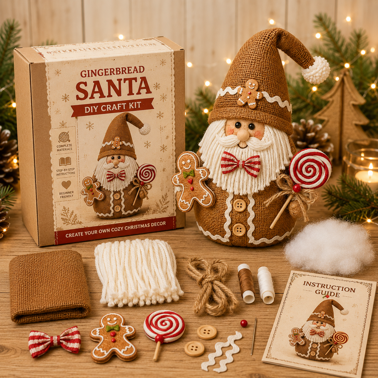 🎄Cozy Christmas Character DIY Craft Kit