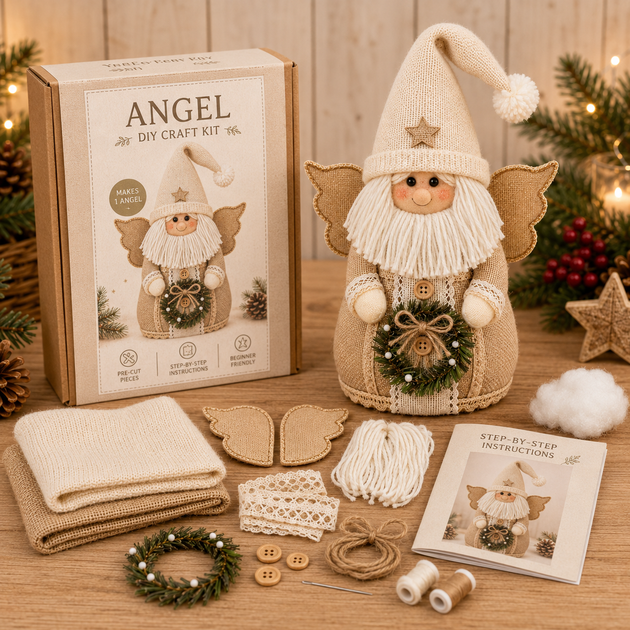🎄Cozy Christmas Character DIY Craft Kit