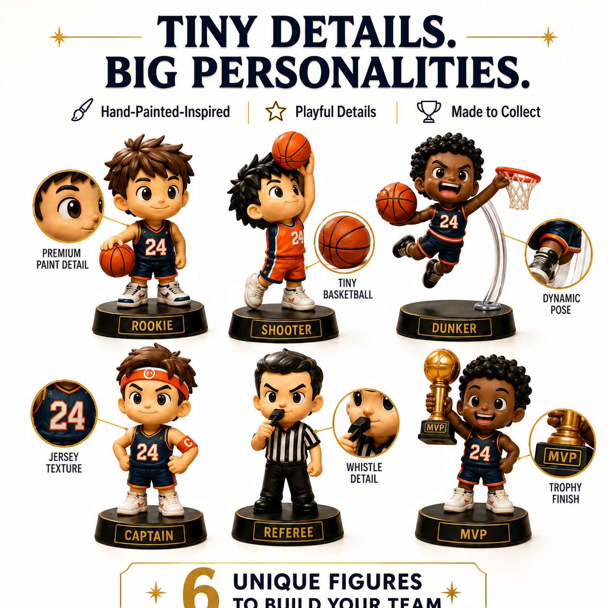 24 Days of Basketball Magic Advent Calendar | 24 Collectible Basketball Figures 🏀