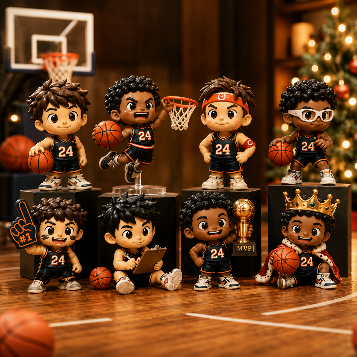 24 Days of Basketball Magic Advent Calendar | 24 Collectible Basketball Figures 🏀