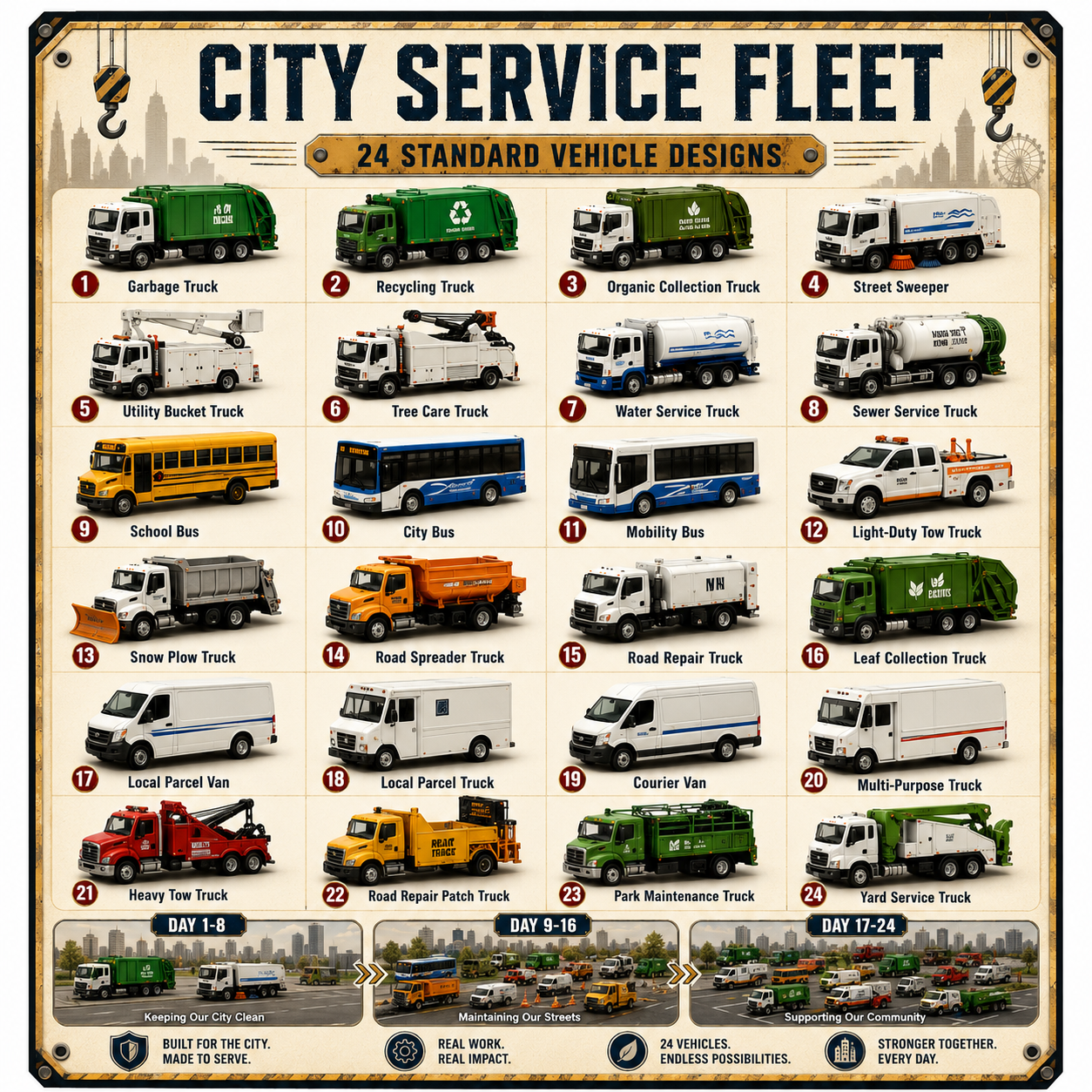 Farm Fleet 24 vehicle collection