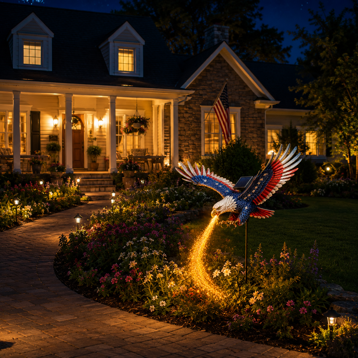 ✨🇺🇸 250th Anniversary Sale - 50% OFF 🦅 Eagle of Freedom™ Solar Garden Light