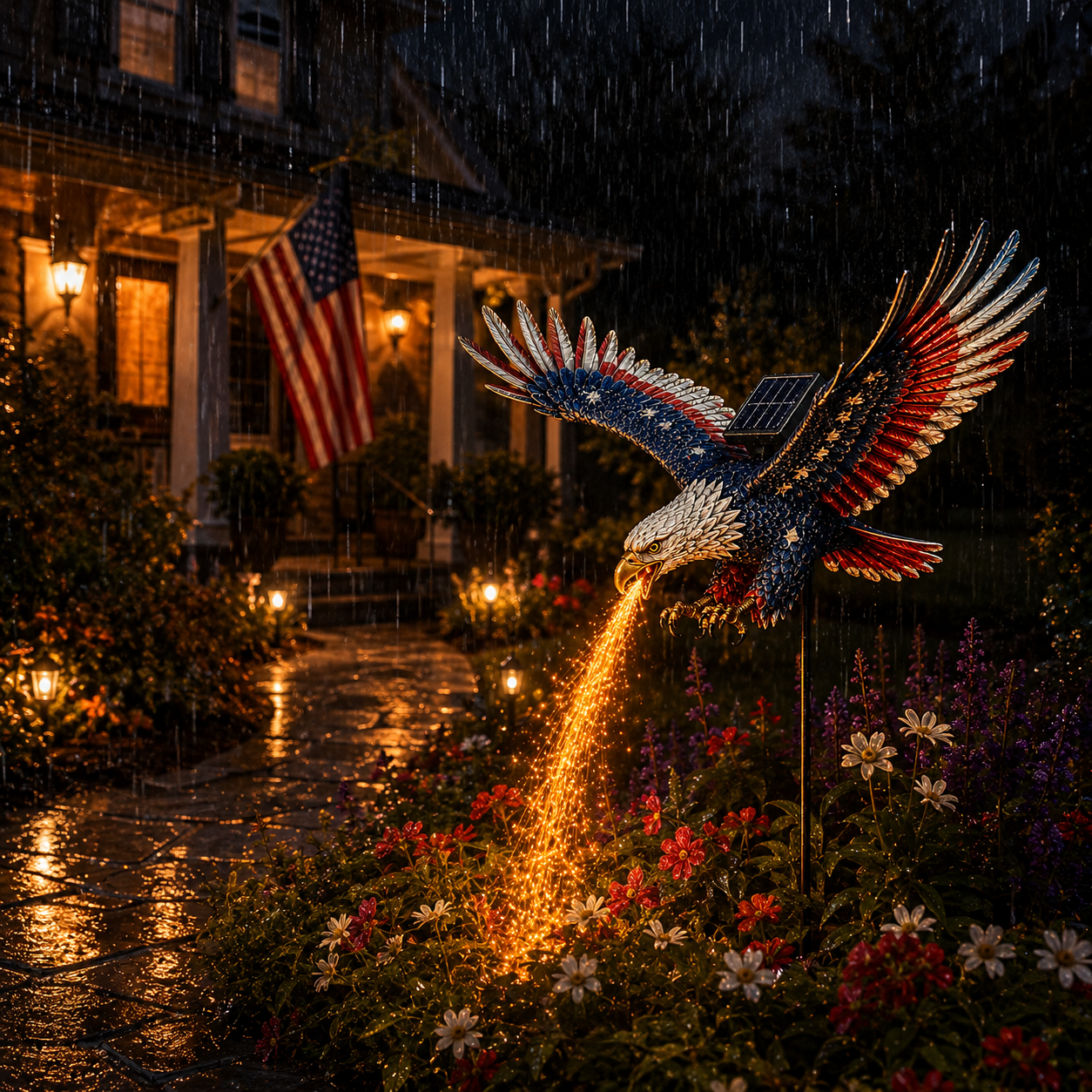 ✨🇺🇸 250th Anniversary Sale - 50% OFF 🦅 Eagle of Freedom™ Solar Garden Light