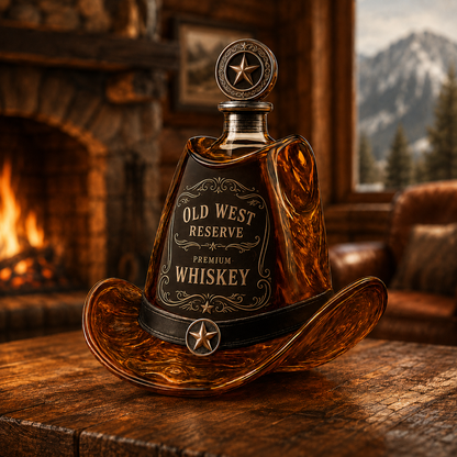 Walker Texas Ranger Decanter Whiskey Bottle