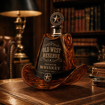 Walker Texas Ranger Decanter Whiskey Bottle