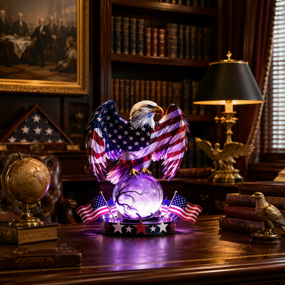 🎁🇺🇸 Freedom Eagle™ Patriotic LED Table Lamp – American Pride Decor🦅