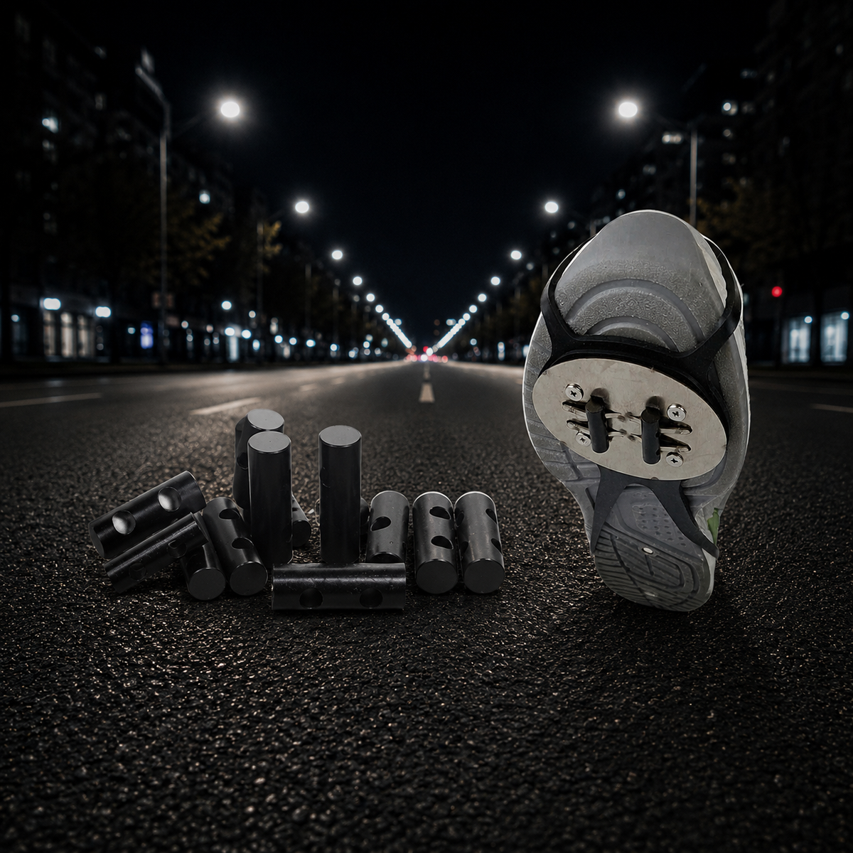 Motorcycle Bicycle Foot Brake Sparking Flint Ground Grinding Shoe Sole Cover