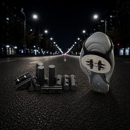 Motorcycle Bicycle Foot Brake Sparking Flint Ground Grinding Shoe Sole Cover