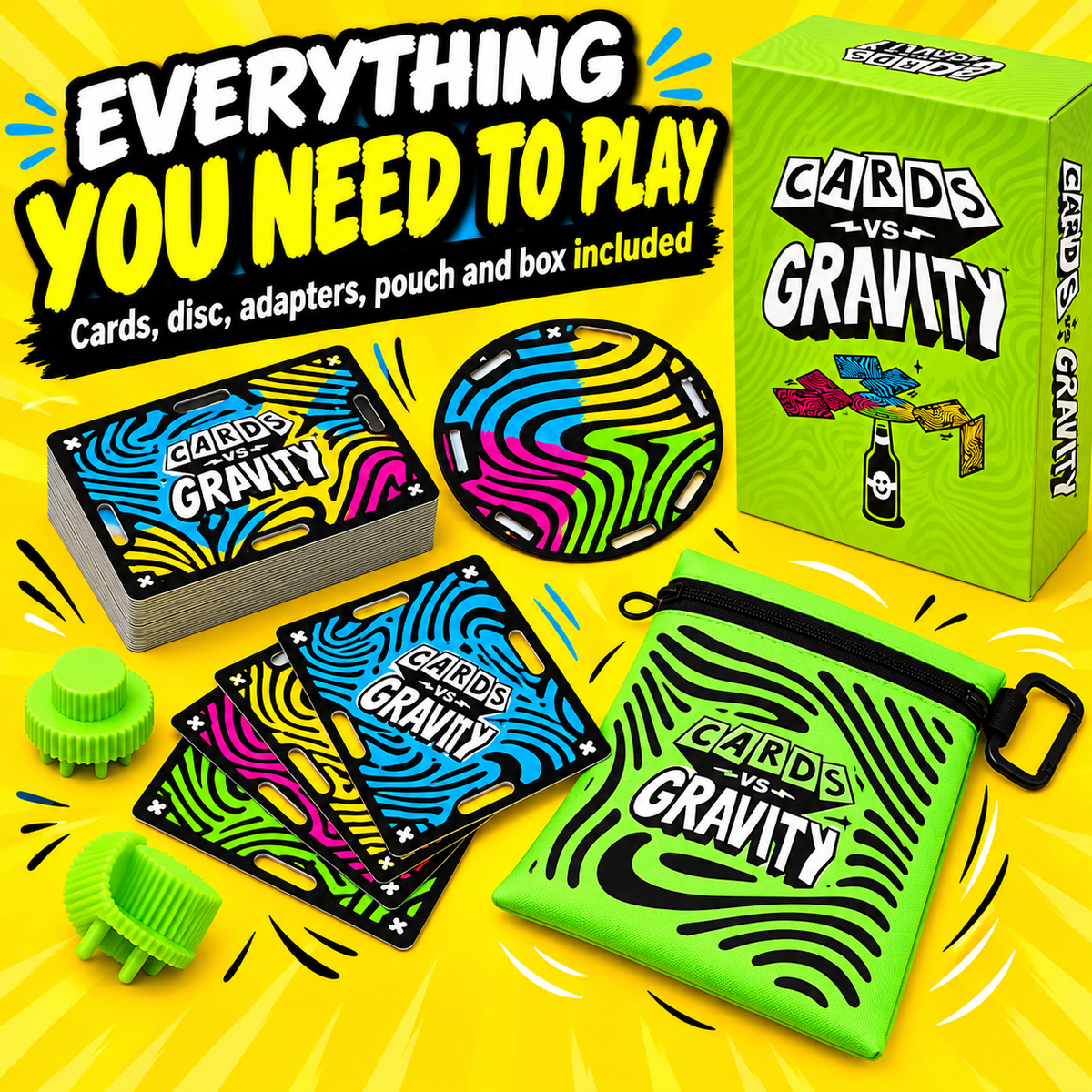 🔥 50% OFF Today! Cards vs Gravity – Waterproof Card Balancing Game for Parties & Travel