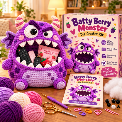 👾Clutter Munchers Hungry Monster DIY Crochet Storage Buddies 🧶