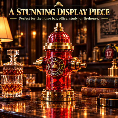 Firehouse Reserve™ — Firefighter Tribute Whiskey Decanter
