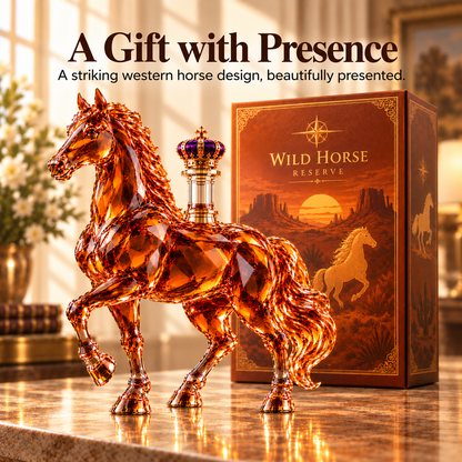 👑 Wild Horse Reserve Whiskey Bottle
