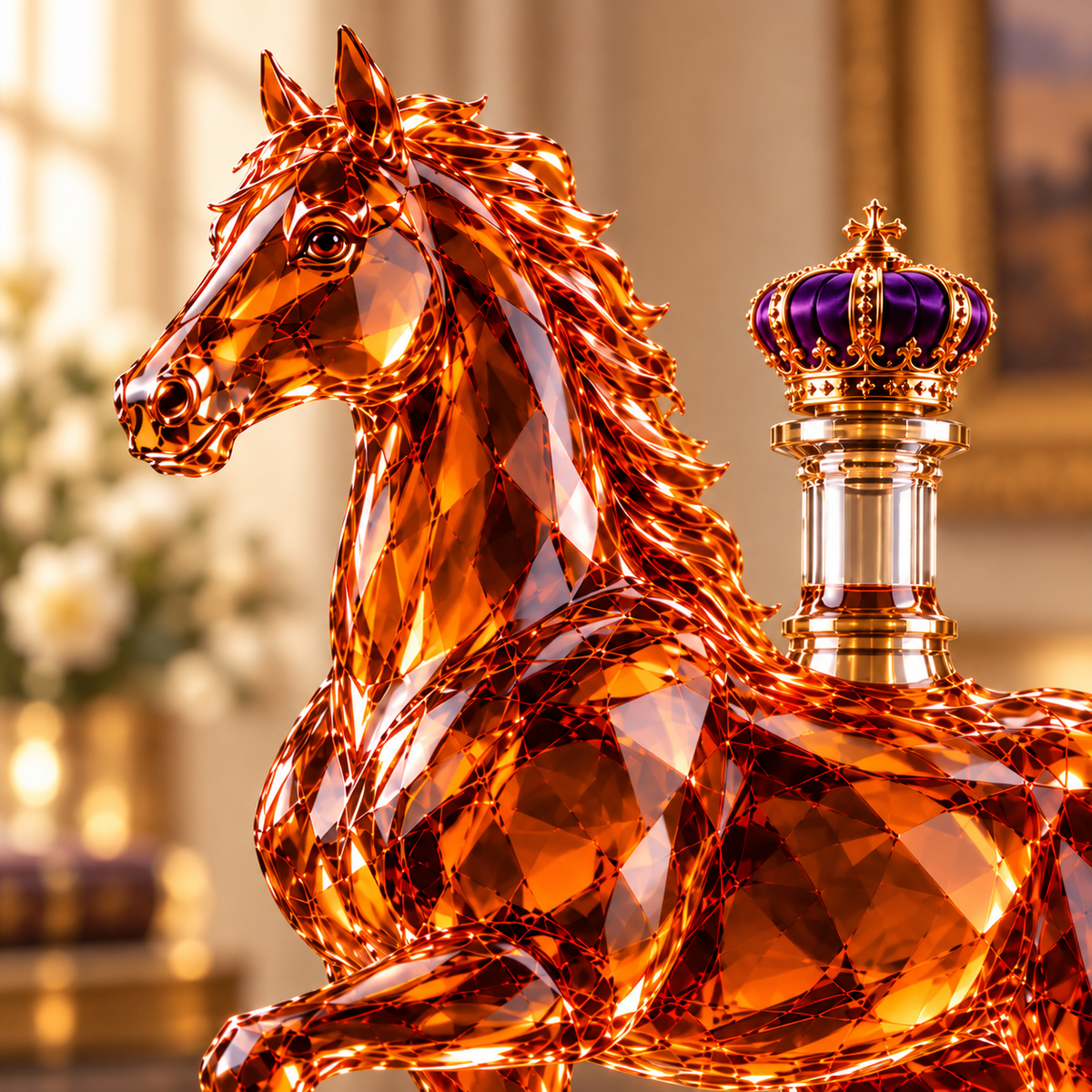 👑 Wild Horse Reserve Whiskey Bottle