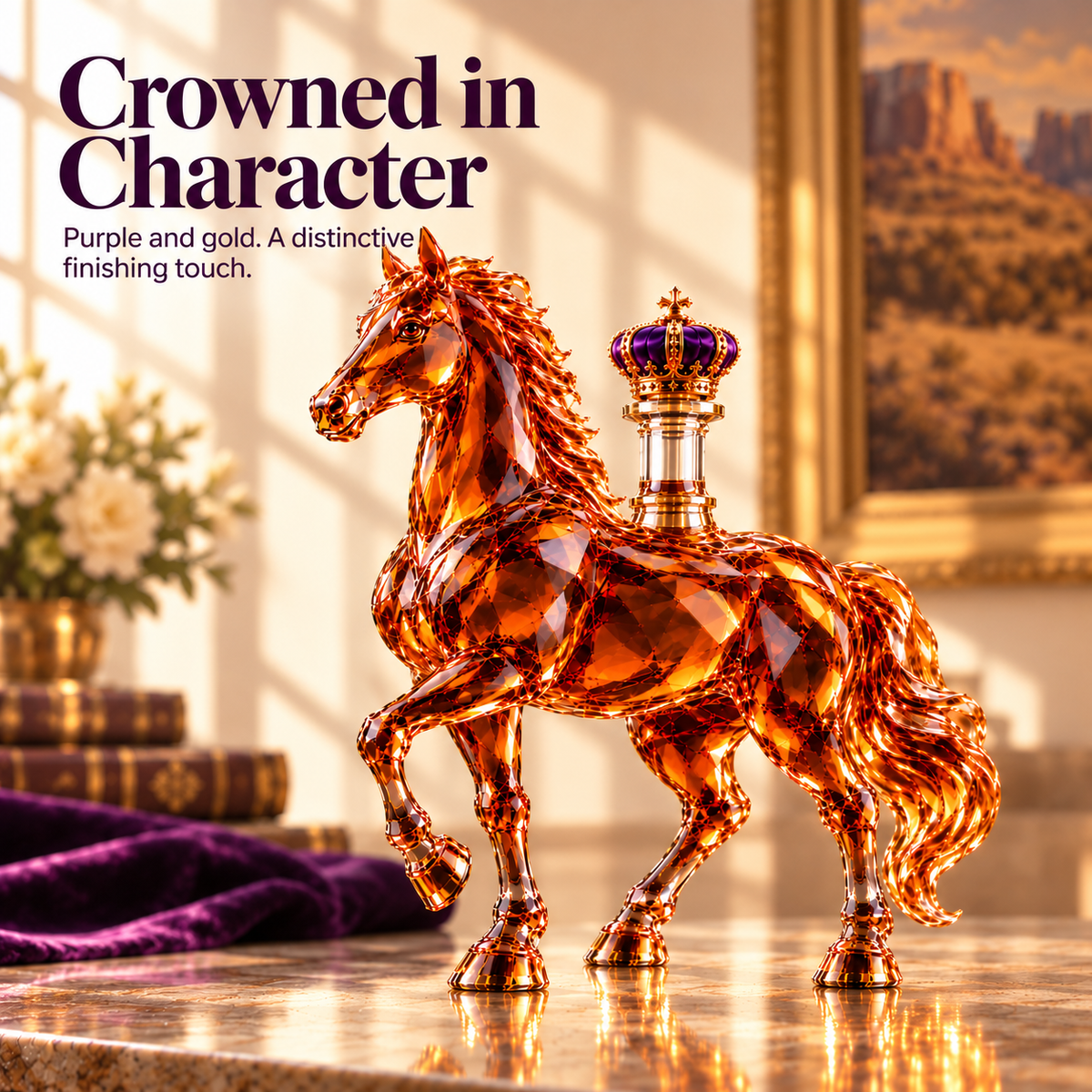 👑 Wild Horse Reserve Whiskey Bottle
