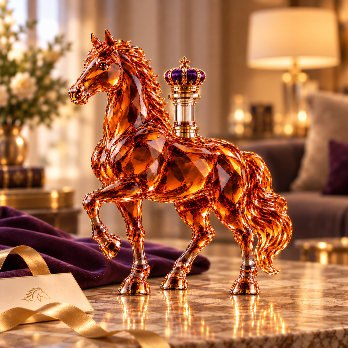 👑 Wild Horse Reserve Whiskey Bottle