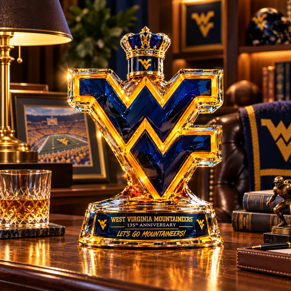🏈135th Anniversary Whiskey Bottle