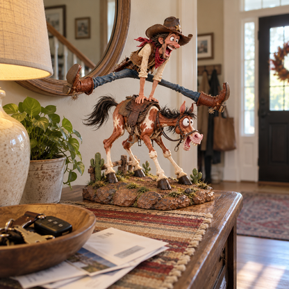 🤠Hold My Hat! – Fun Wild West Figurine