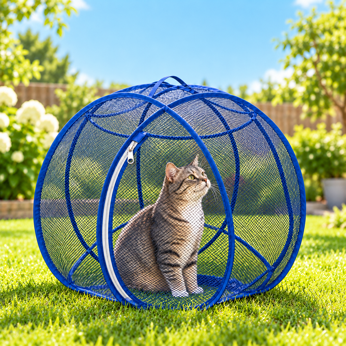 🔥🐱 Pop-Up Cat Playpen 🌿 Fresh Air, Safe Space, Happy Cat