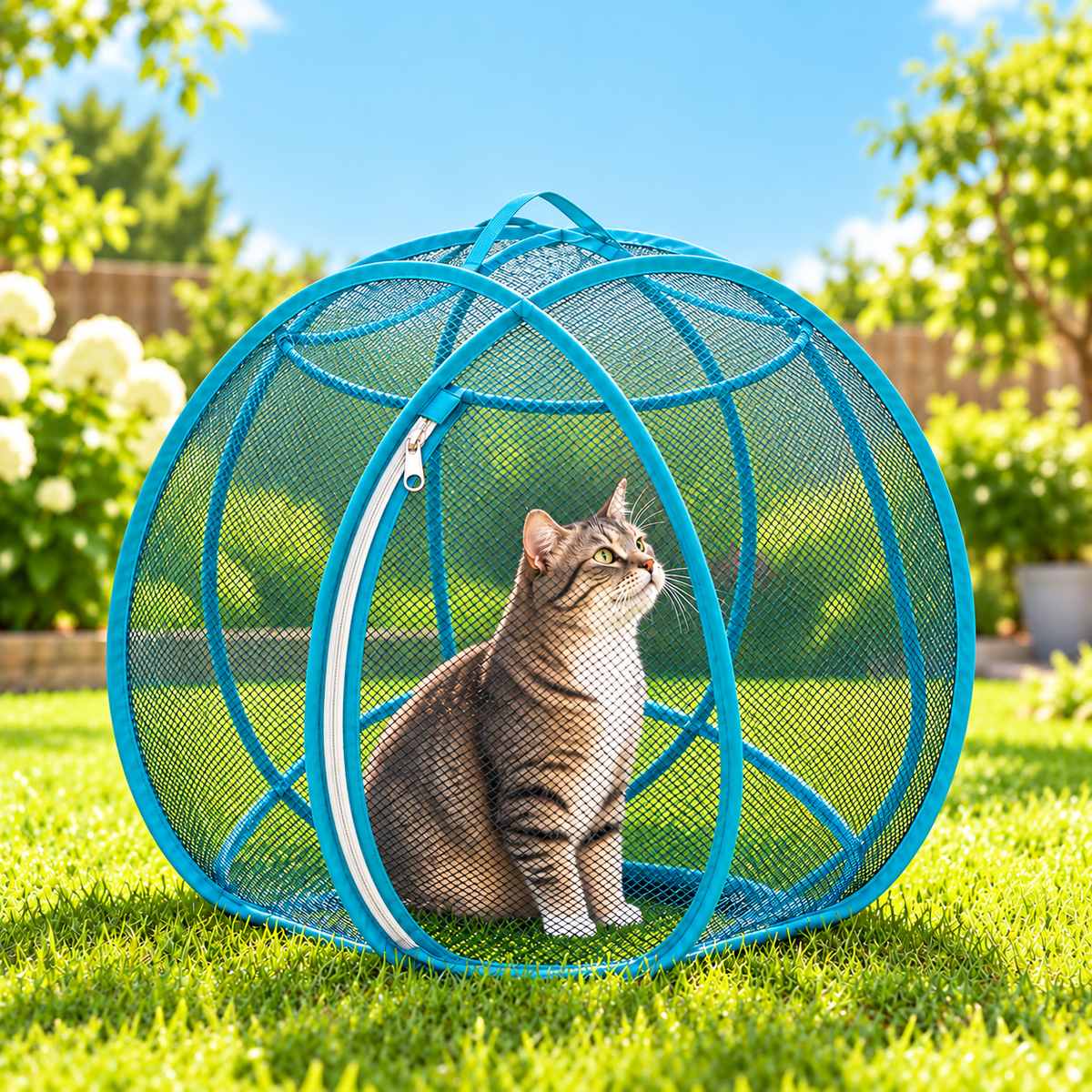 🔥🐱 Pop-Up Cat Playpen 🌿 Fresh Air, Safe Space, Happy Cat