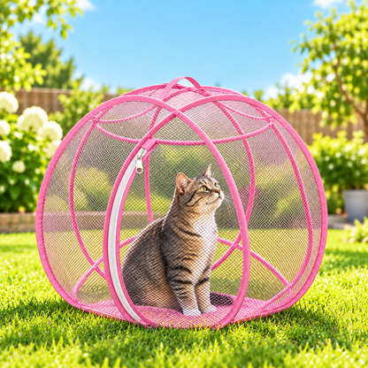 🔥🐱 Pop-Up Cat Playpen 🌿 Fresh Air, Safe Space, Happy Cat