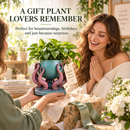 🏡Last Day 60% OFF - 🌿✨ Enchanted Forest & Ocean Planters – 8 Whimsical Designs for Succulents, Home & Garden Decor 🐙